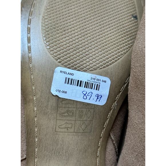 ALDO Suede Leather Cognac Heel Boots 2” Size 10 Classic Dress - Picture 3 of 11